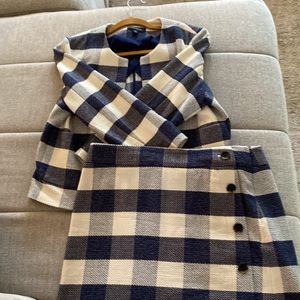 Ann Taylor Buffalo Check Suit